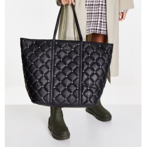 TED BAKER Piscale Quilted Leather Studded Tote - Picture 2 of 16